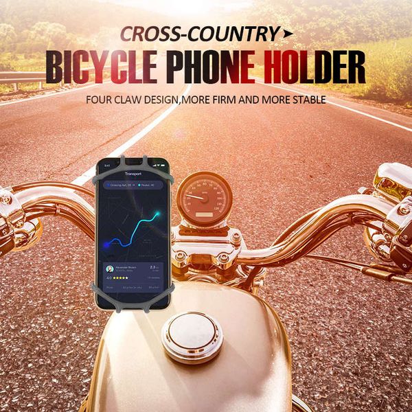 bicycle or motorcycle handle universal silicone phone bracket, can be rotated, automotive accessories
bicycle or motorcycle handle universal silicone phone bracket, can be rotated, automotive accessories