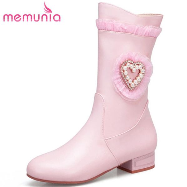 memunia 2020 fashion sweet pink ankle boots women pearl zip autumn winter boots comfortable casual low heels shoes ladies, Black
memunia 2020 fashion sweet pink ankle boots women pearl zip autumn winter boots comfortable casual low heels shoes ladies, Black