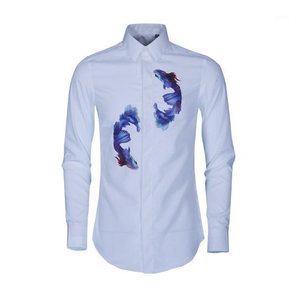 new arrival fashion cotton autumn true digital printing double color jump fish picture long sleeve shirt casual plus size -4xl1, White;black
new arrival fashion cotton autumn true digital printing double color jump fish picture long sleeve shirt casual plus size -4xl1, White;black