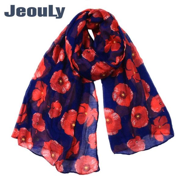 scarves fast selling printed scarf wholesale poppy flower balinese silk long women's shawl cross border, Blue;gray
scarves fast selling printed scarf wholesale poppy flower balinese silk long women's shawl cross border, Blue;gray