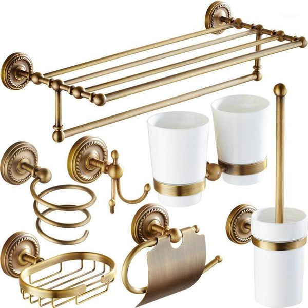antique brass european bathroom hardware set wall mounted carved bathroom products towel rack toilet brush rack coat hook1
antique brass european bathroom hardware set wall mounted carved bathroom products towel rack toilet brush rack coat hook1