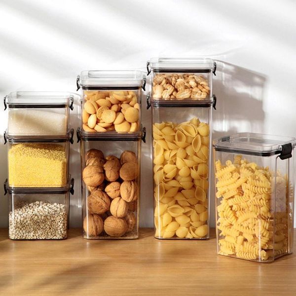 storage bottles & jars plastic beans grain tank rice sealed holder box home kitchen tools good sealing no odor toxicity1
storage bottles & jars plastic beans grain tank rice sealed holder box home kitchen tools good sealing no odor toxicity1