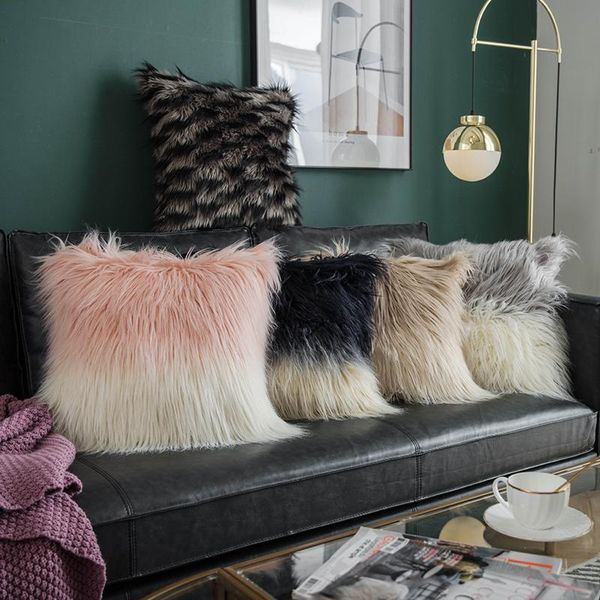 cushion/decorative pillow fluffy cover long artificial wool cushion for sofa festival decorative throw pillows ins double color pillowcase
cushion/decorative pillow fluffy cover long artificial wool cushion for sofa festival decorative throw pillows ins double color pillowcase