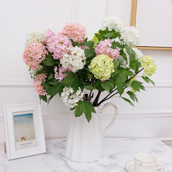decorative flowers & wreaths artificial flower hose snowball and leaf hydrangea wedding bouquet decoration silk cloth plastic festival decor
decorative flowers & wreaths artificial flower hose snowball and leaf hydrangea wedding bouquet decoration silk cloth plastic festival decor