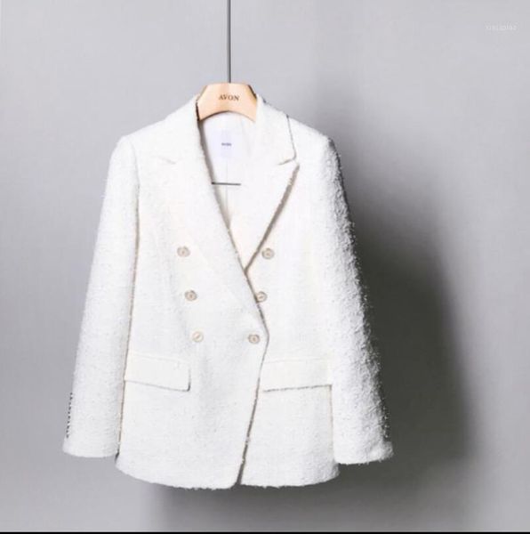 small suit jacket female 2019 spring korean fragrant double breasted tweed blazer jacket women white and black suit coat1, White;black
small suit jacket female 2019 spring korean fragrant double breasted tweed blazer jacket women white and black suit coat1, White;black