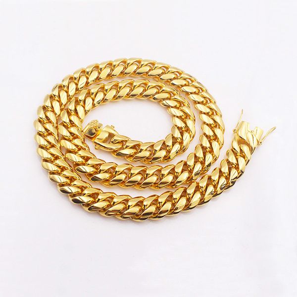 news clasp 8/10/12/14/18mm stainless steel boy miami curb cuban chain necklaces casting dragon lock bracelet men link jewelryq0115, Golden;silver
news clasp 8/10/12/14/18mm stainless steel boy miami curb cuban chain necklaces casting dragon lock bracelet men link jewelryq0115, Golden;silver
