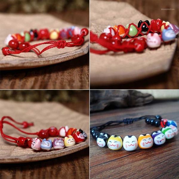 new 1 piece handmade cute ceramic lucky cat charm beaded bracelet fortune wish men women bracelet1, Golden;silver
new 1 piece handmade cute ceramic lucky cat charm beaded bracelet fortune wish men women bracelet1, Golden;silver