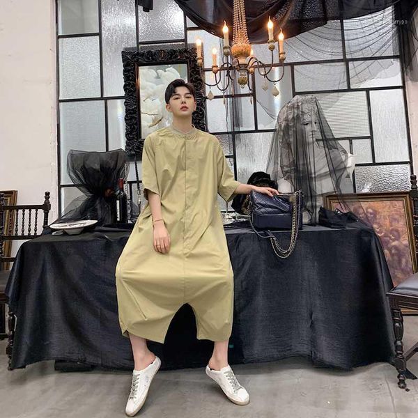 new 2020 casual streetwear short sleeve harem pants overalls loose jumpsuit -xxl1, Blue
new 2020 casual streetwear short sleeve harem pants overalls loose jumpsuit -xxl1, Blue