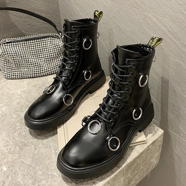low-heeled 2020 of designer women casual ankle rent martin western platform cowgirl punk boots flat gladiator shoes zba4, Black
low-heeled 2020 of designer women casual ankle rent martin western platform cowgirl punk boots flat gladiator shoes zba4, Black