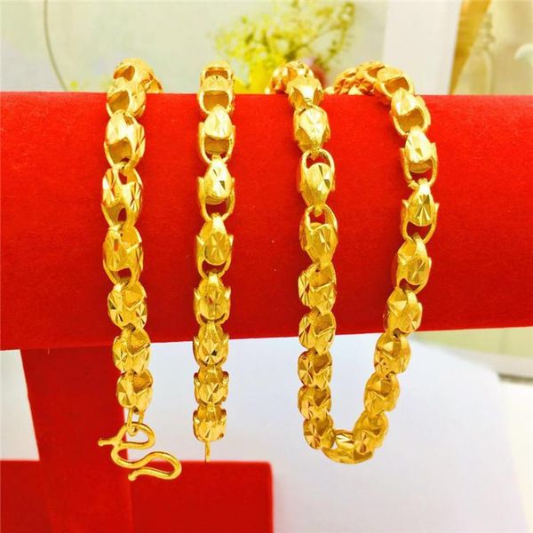 chains luxury 14k gold men's necklace delicate beads chain neckklaces thicked yellow for men wedding engagement jewelry, Silver
chains luxury 14k gold men's necklace delicate beads chain neckklaces thicked yellow for men wedding engagement jewelry, Silver