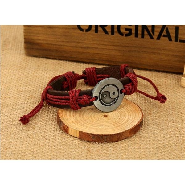 jewelry tai chi symbol yang yin weave daoist philosophy multilayer leather bracelet
jewelry tai chi symbol yang yin weave daoist philosophy multilayer leather bracelet