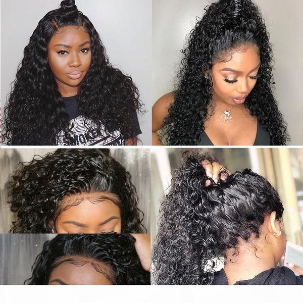 360 lace frontal wig pre plucked 150 density lace front human hair wigs glueless full ending lace wig ing, Black 
360 lace frontal wig pre plucked 150 density lace front human hair wigs glueless full ending lace wig ing, Black