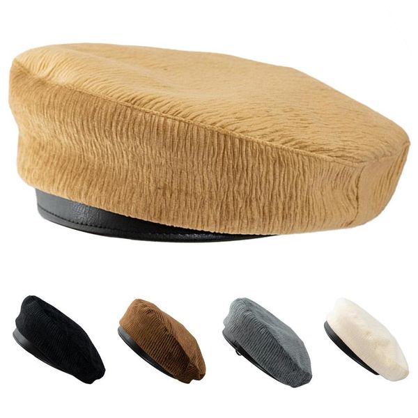 berets women's hat japanese vintage girl autumn winter artist warm corduroy beret cap solid color elegant lady caps beanie, Blue;gray
berets women's hat japanese vintage girl autumn winter artist warm corduroy beret cap solid color elegant lady caps beanie, Blue;gray