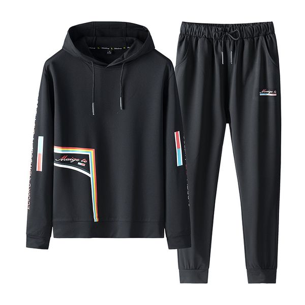 men's sportswear sets spring autumn hoodies 2piece male casual jogging tracksuit men 2 piece sweatshirt + sweatpants sports suit, Gray
men's sportswear sets spring autumn hoodies 2piece male casual jogging tracksuit men 2 piece sweatshirt + sweatpants sports suit, Gray