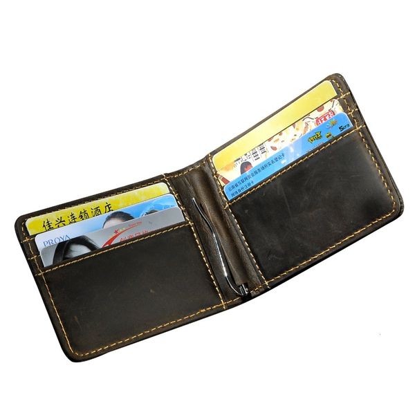 new cattle men male vintage crazy horse genuine leather horizontal credit card cash clip handy wallet purse, Red;black
new cattle men male vintage crazy horse genuine leather horizontal credit card cash clip handy wallet purse, Red;black
