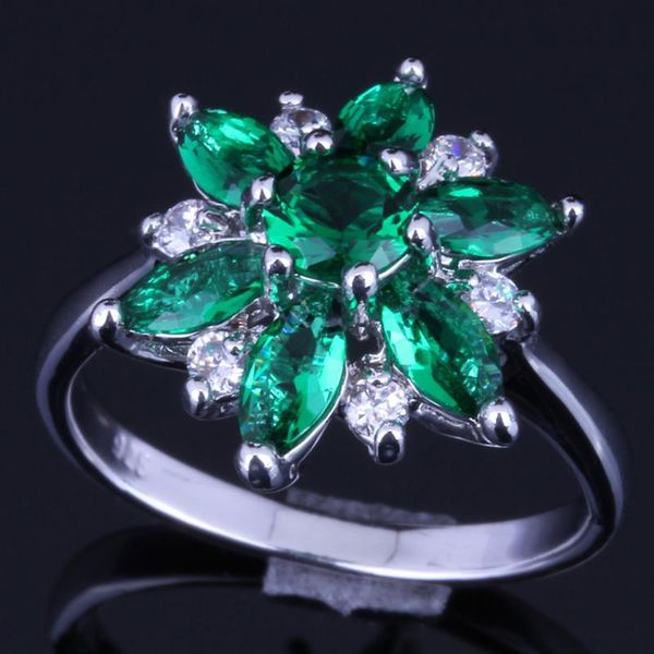 cluster rings alluring star green cubic zirconia white cz silver plated ring v0137, Golden;silver
cluster rings alluring star green cubic zirconia white cz silver plated ring v0137, Golden;silver