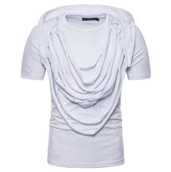 summer trend complex braided hip hop tshirt men casual short sleeve tee europe and america street design men's clothing, White;black
summer trend complex braided hip hop tshirt men casual short sleeve tee europe and america street design men's clothing, White;black