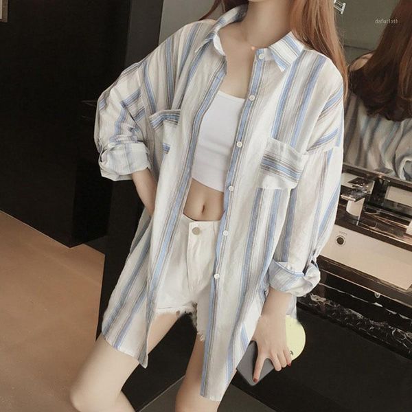 2018 new striped blouse women blusas loose slim fit long sleeve women's shirts fashion all match for women's blouses1, White
2018 new striped blouse women blusas loose slim fit long sleeve women's shirts fashion all match for women's blouses1, White