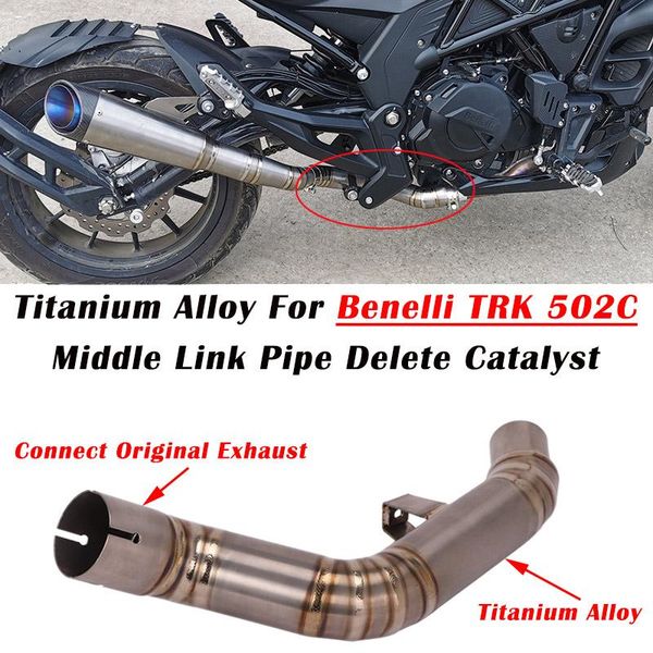 motorcycle exhaust system slip on for benelli 502c trk titanium alloy escape muffler contaction middle link pipe delete catalyst
motorcycle exhaust system slip on for benelli 502c trk titanium alloy escape muffler contaction middle link pipe delete catalyst