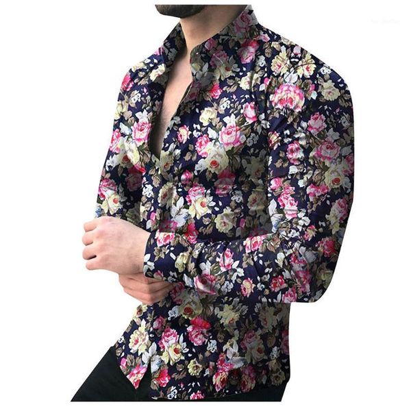 feitong fashion men's casual printed floral shirt male shirt summer social long sleeve button smooth blouse#g351, White;black
feitong fashion men's casual printed floral shirt male shirt summer social long sleeve button smooth blouse#g351, White;black