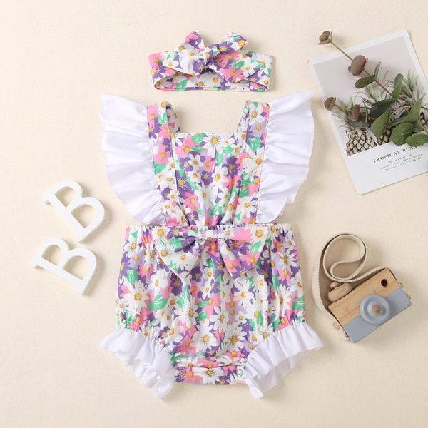 3pcs baby girl clothes set sleeveless ruffle bow floral romper jumpsuit+headband set childern clothes infant new born, White
3pcs baby girl clothes set sleeveless ruffle bow floral romper jumpsuit+headband set childern clothes infant new born, White