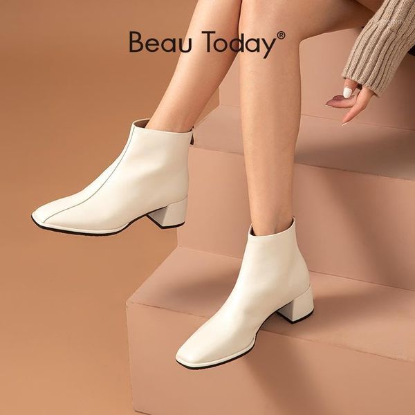 beautoday high heel ankle boots women calfskin genuine leather square toe back zip fashion lady shoes handmade 038581, Black
beautoday high heel ankle boots women calfskin genuine leather square toe back zip fashion lady shoes handmade 038581, Black