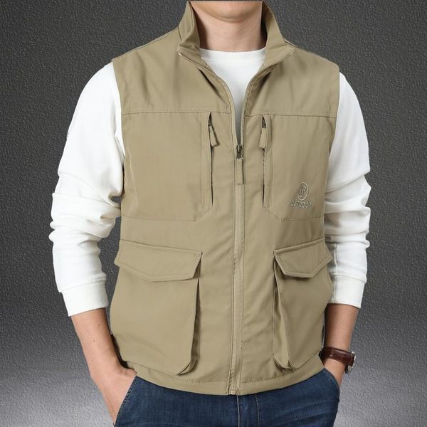 motorcycle retro vest sleeveless winter autumn casual loose utility vest cotton plus size erkekler ceket men clothing de50mbx, Black;white
motorcycle retro vest sleeveless winter autumn casual loose utility vest cotton plus size erkekler ceket men clothing de50mbx, Black;white