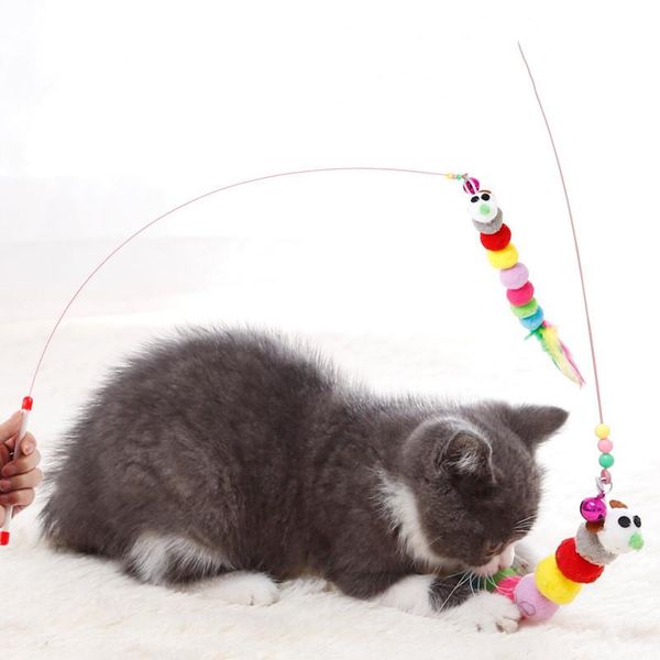 cat toys puoupuou 3pc rainbow kitten interactive stick cute fishing rod game wand feather toy pet supplies accessory
cat toys puoupuou 3pc rainbow kitten interactive stick cute fishing rod game wand feather toy pet supplies accessory