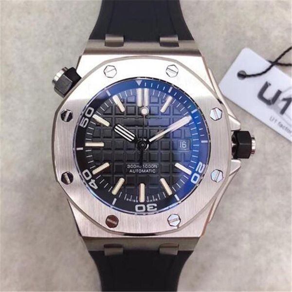 u1 factory mens sweep automatic mechanical mens watch sapphire glass stainless steeel case rubber strap men wrist watches, Slivery;brown
u1 factory mens sweep automatic mechanical mens watch sapphire glass stainless steeel case rubber strap men wrist watches, Slivery;brown