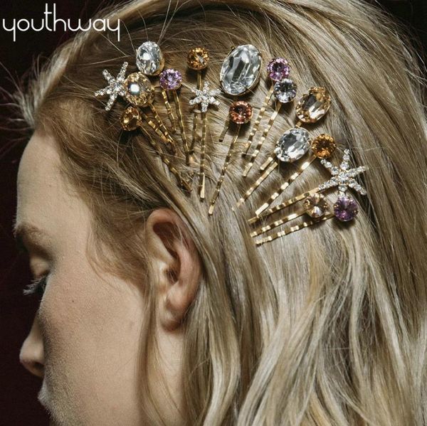 12pcs crystal bobby hairpins for women luxury bride wedding hair accessories barrettes daily rhinestone star pearl hairpins, Golden;silver
12pcs crystal bobby hairpins for women luxury bride wedding hair accessories barrettes daily rhinestone star pearl hairpins, Golden;silver