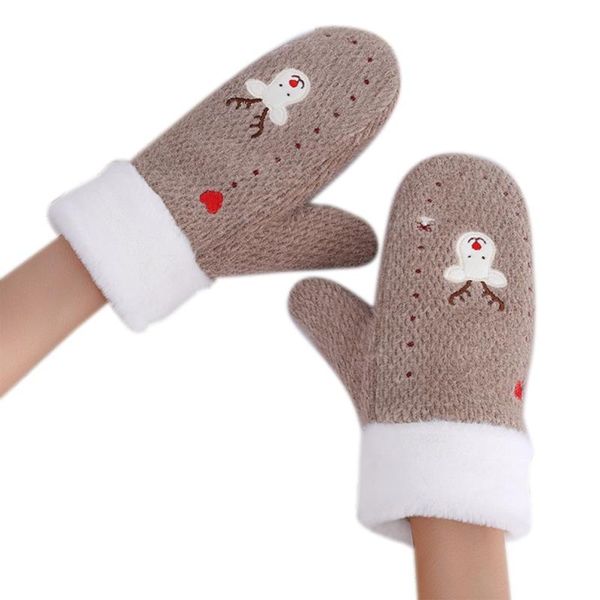 five fingers gloves women winter christmas knit full finger elk embroidery plush lined mitten 6xda, Blue;gray
five fingers gloves women winter christmas knit full finger elk embroidery plush lined mitten 6xda, Blue;gray