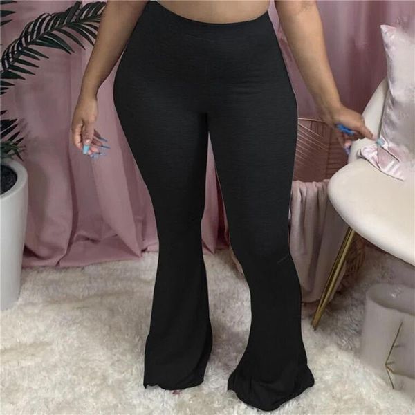 women casual solid color pants ladies quality elastic wide leg flare pants woman slim high waist for female plus size new, Black;white
women casual solid color pants ladies quality elastic wide leg flare pants woman slim high waist for female plus size new, Black;white
