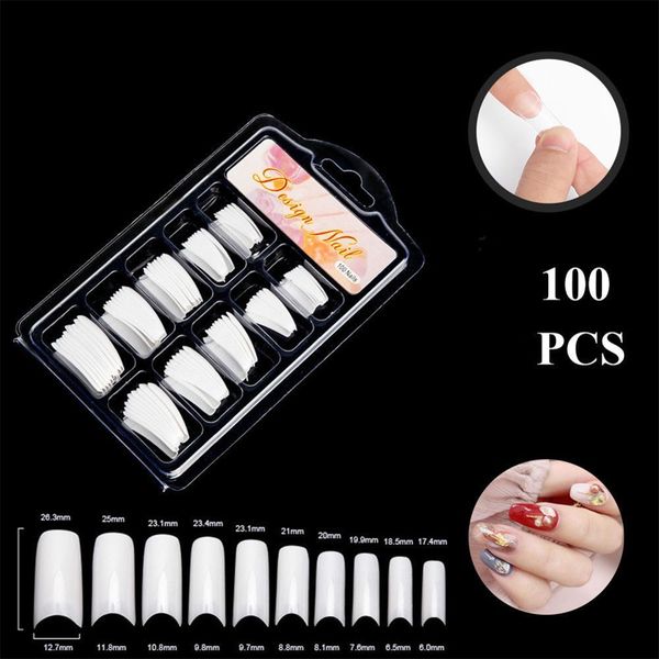 100pcs false nail tips acrylic french false nails white clear natural full half cover fasle nail art manicure design set tools swy wmtjjx
100pcs false nail tips acrylic french false nails white clear natural full half cover fasle nail art manicure design set tools swy wmtjjx