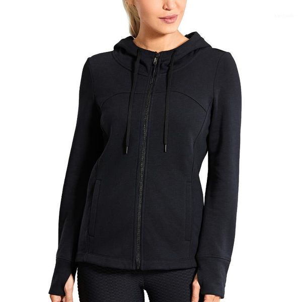 running jackets women's sports cotton hoodies full zip athletic jacket with thumb holes1, Black;red
running jackets women's sports cotton hoodies full zip athletic jacket with thumb holes1, Black;red