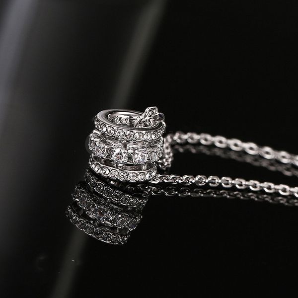 shijia new surrogate shopping version silver three rings lucky beads necklace small collarbone necklace wechat delivery support
shijia new surrogate shopping version silver three rings lucky beads necklace small collarbone necklace wechat delivery support