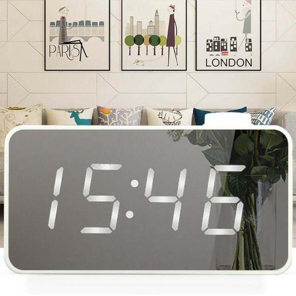 other clocks & accessories usb/batterys table clock digital mirror alarm 3 times displays luminance adjustment voice control snooze function
other clocks & accessories usb/batterys table clock digital mirror alarm 3 times displays luminance adjustment voice control snooze function