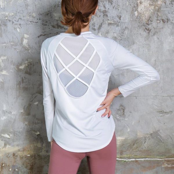 women yoga shirts mesh gym shirts women workout o-neck fitness running sport quick dry yoga sportswear1, White;red
women yoga shirts mesh gym shirts women workout o-neck fitness running sport quick dry yoga sportswear1, White;red