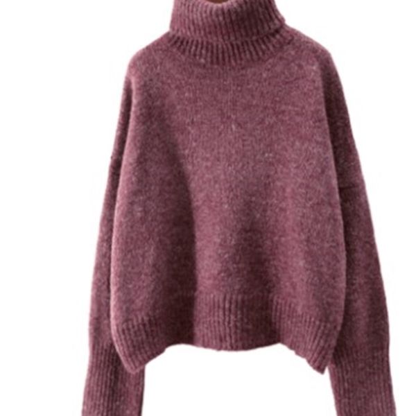 new 2021 gray vintage turtleneck woman's sweater loose versatile lazy wind bottoming mesh ompk, White;black
new 2021 gray vintage turtleneck woman's sweater loose versatile lazy wind bottoming mesh ompk, White;black