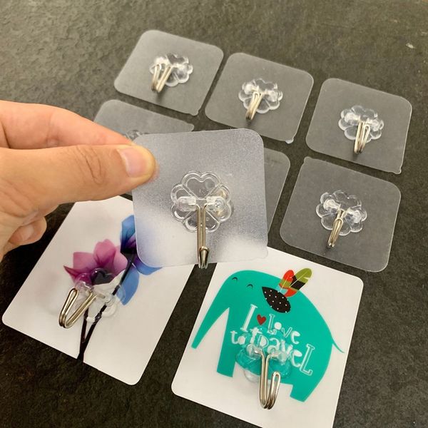 transparent colorful wall hooks bathroom office self adhesive matte hooks reusable seamless punching hanging hook vtky2068
transparent colorful wall hooks bathroom office self adhesive matte hooks reusable seamless punching hanging hook vtky2068