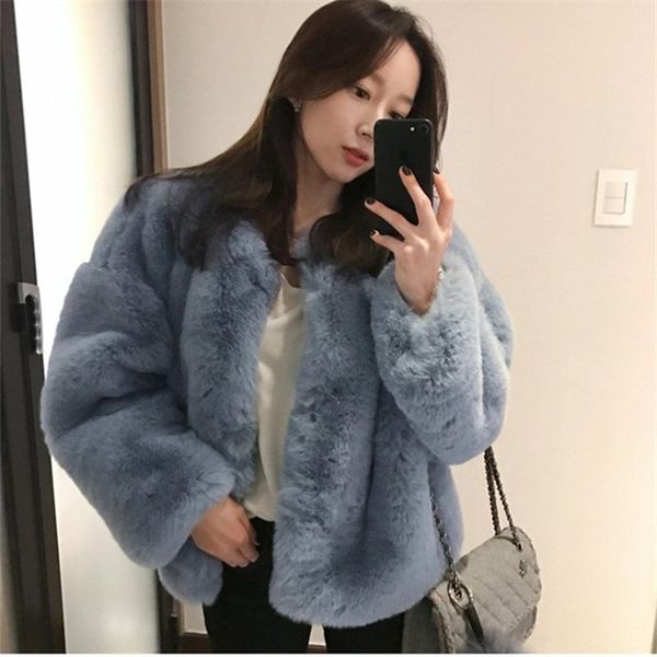 female outwear faux rex fur short coat women's fashion loose slim plush coat autumn winter new warm girls jacket, Black
female outwear faux rex fur short coat women's fashion loose slim plush coat autumn winter new warm girls jacket, Black