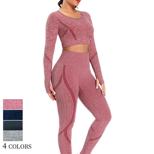 yoga outfits 4 color two piece suit long-sleeved seamless high waist tight quick dry breathable women's pants set sportswear1, White;red
yoga outfits 4 color two piece suit long-sleeved seamless high waist tight quick dry breathable women's pants set sportswear1, White;red
