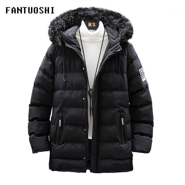 men winter jacket thick warm parka fur hooded male solid color zipper winter coat cotton windbreaker jackets men plus size 4xl1, Black
men winter jacket thick warm parka fur hooded male solid color zipper winter coat cotton windbreaker jackets men plus size 4xl1, Black