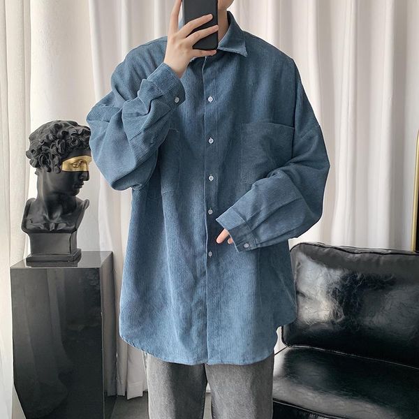 men's shirts spring 2020 slim solid color wick long-sleeved shirt loose casual lapel personalized youth men's wear, White;black
men's shirts spring 2020 slim solid color wick long-sleeved shirt loose casual lapel personalized youth men's wear, White;black