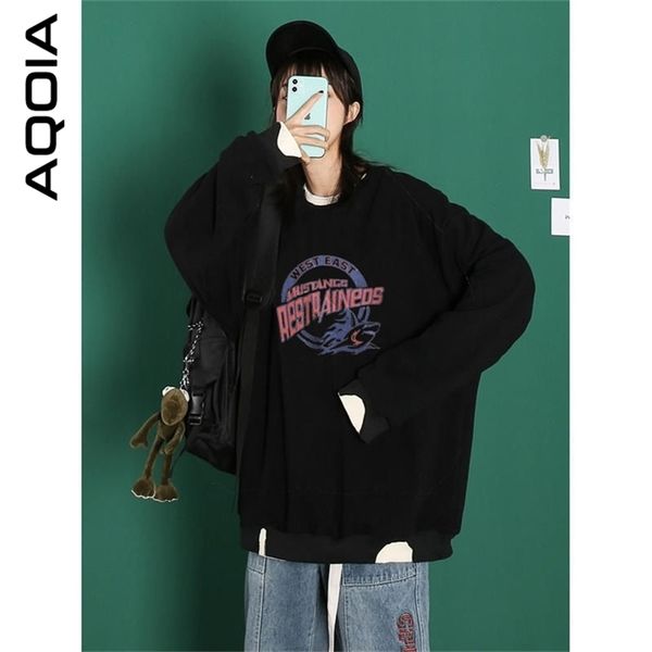 streetwear o neck loose hole women's sweatshirts fake two pieces women oversize thin sweatshirt autumn female pullover 201217, Black
streetwear o neck loose hole women's sweatshirts fake two pieces women oversize thin sweatshirt autumn female pullover 201217, Black