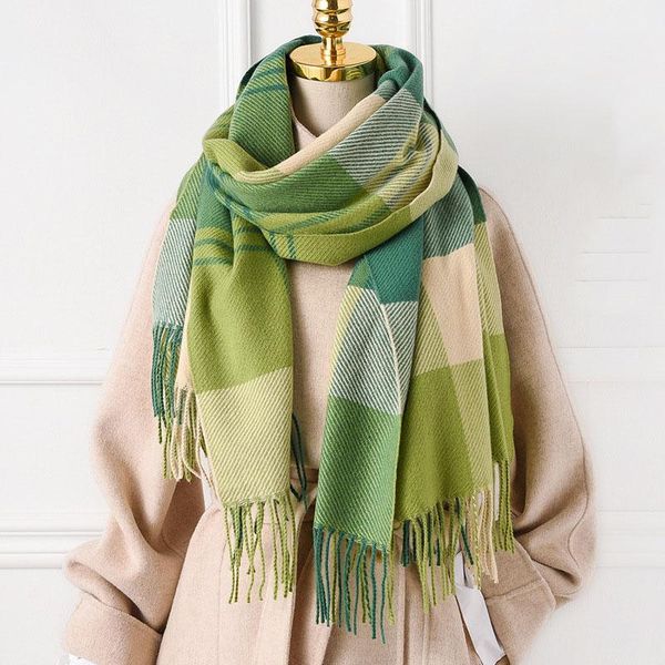 2021 winter plaid cashmere scarf women warm tassels shawl and wrap designer brand wool stole female blanket scarves, Blue;gray
2021 winter plaid cashmere scarf women warm tassels shawl and wrap designer brand wool stole female blanket scarves, Blue;gray