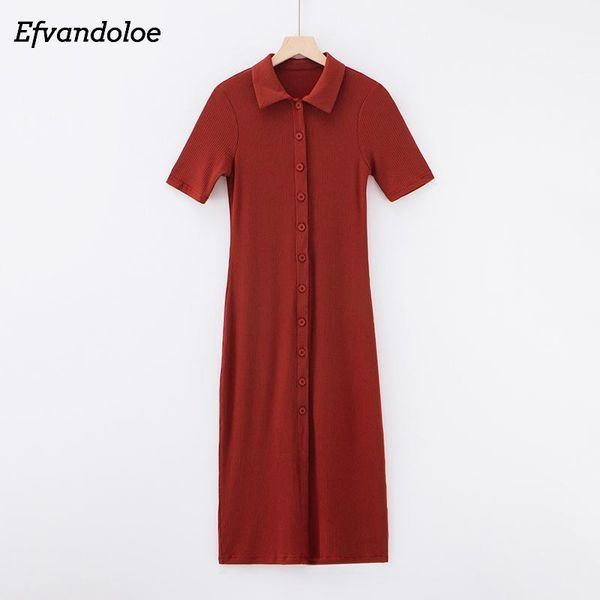 efvandoloe knitted dress shirt casual midi women dress turn down collar short sleeve bodycon clothes1, Black;gray
efvandoloe knitted dress shirt casual midi women dress turn down collar short sleeve bodycon clothes1, Black;gray