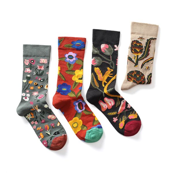 womens art patterned casual socks vintage style flower painting printed cool novelty funny socks crew sock, Black
womens art patterned casual socks vintage style flower painting printed cool novelty funny socks crew sock, Black
