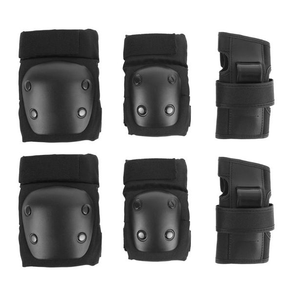 6pcs/set skateboard ice roller skating protective gear elbow pads wrist guard cycling riding knee protector for kids men women, Black;gray
6pcs/set skateboard ice roller skating protective gear elbow pads wrist guard cycling riding knee protector for kids men women, Black;gray