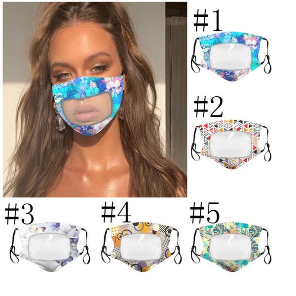 window mouth visible cotton with washable clear reusable mask adults protection face masks yya207