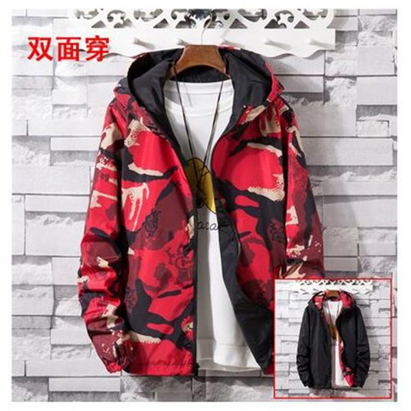 men's jackets 2021 double-sided wearable jacket men autumn casual camouflage hoodie windbreaker coats male outwear plus size 4xl, Black;brown
men's jackets 2021 double-sided wearable jacket men autumn casual camouflage hoodie windbreaker coats male outwear plus size 4xl, Black;brown